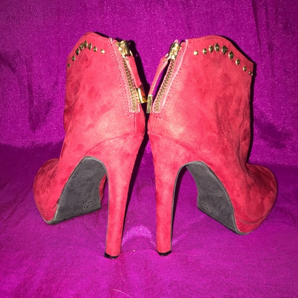 Mossimo Red Booties - Picture 2 of 2